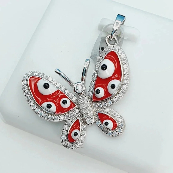 "925 Sterling Silver Cubic Zirconia Pendant, UU1P6A6051 - Picture 8 of 11